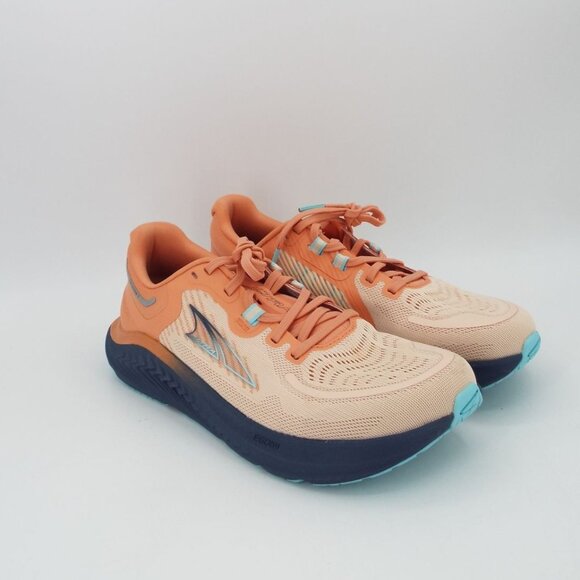 Altra Paradigm 7 Coral and Navy Blue Running Shoes AL0A82CG447 Size 7.5 - Picture 1 of 13